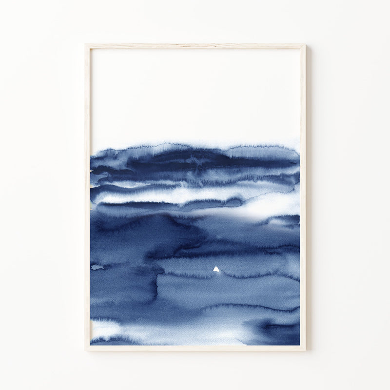 Blue Abstract Wall Art