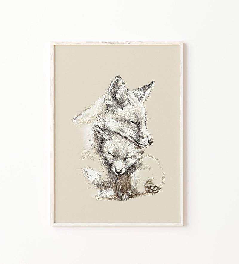 Neutral nursery prints with woodland, safari and farm baby animal prints, minimalist sketch prints, gender neutral nursery wall art, Scandinavian baby room decor