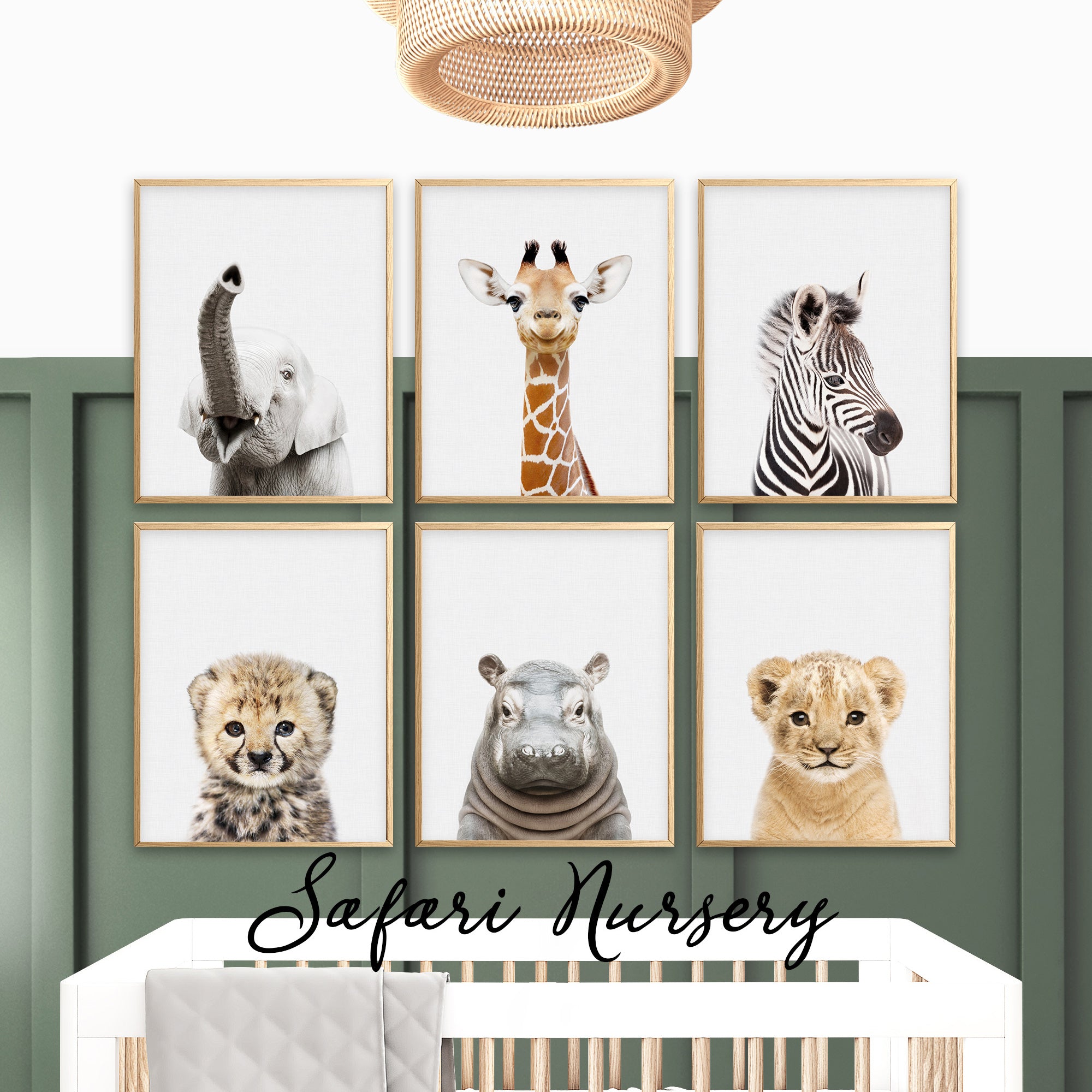 safari nursery decor baby nursery animal prints green nursery ideas

