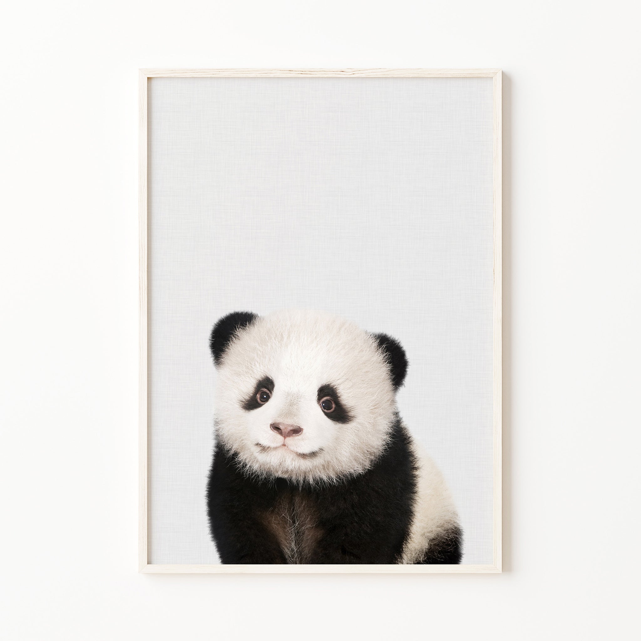baby panda print forest baby room wall art baby bear nursery decor